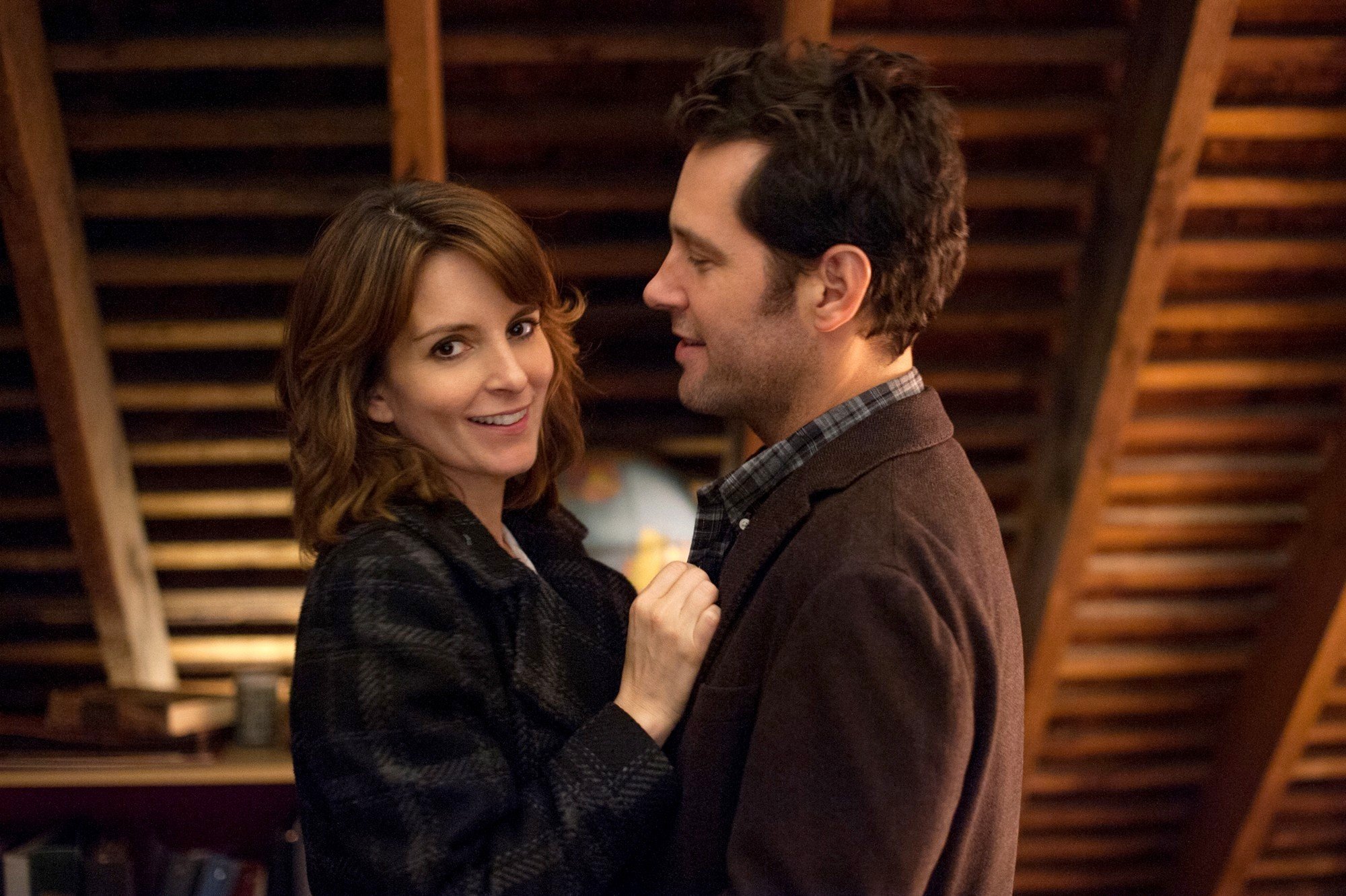 Tina Fey stars as Portia Nathan and Paul Rudd stars as John Pressman in Focus Features' Admission (2013)