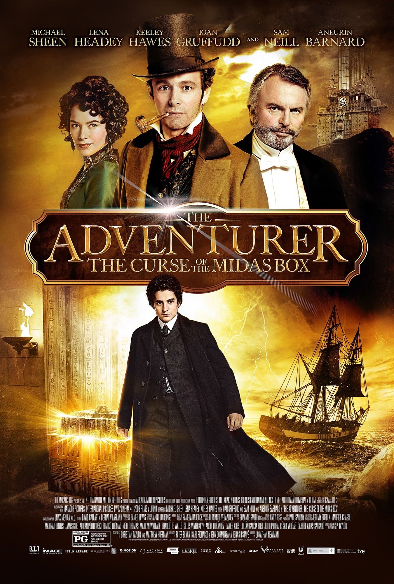 Poster of Image Entertainment's The Adventurer: The Curse of the Midas Box (2014)