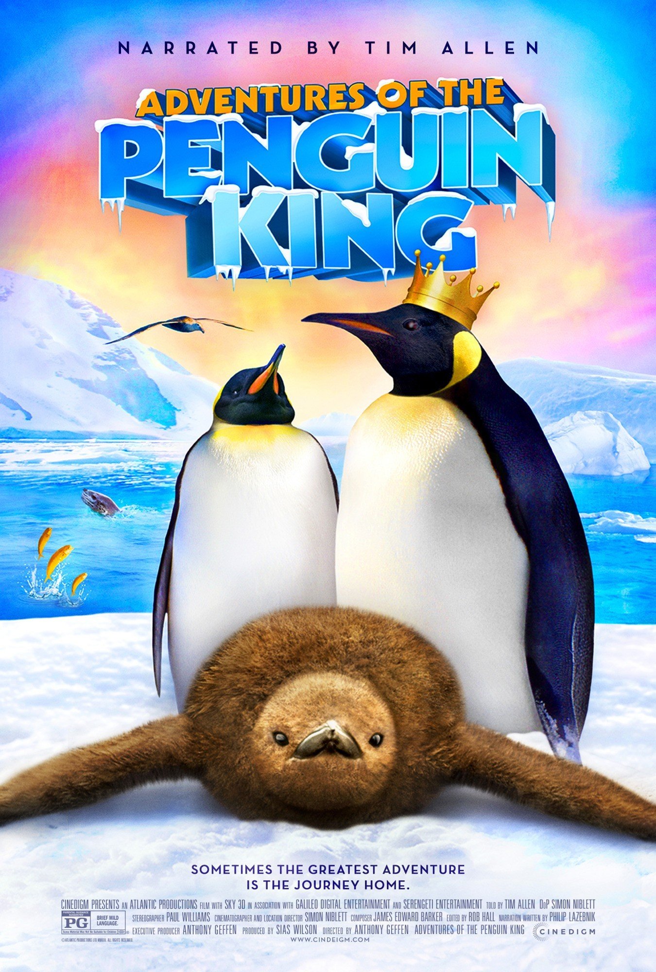 Poster of Cinedigm's Adventures of the Penguin King (2013)