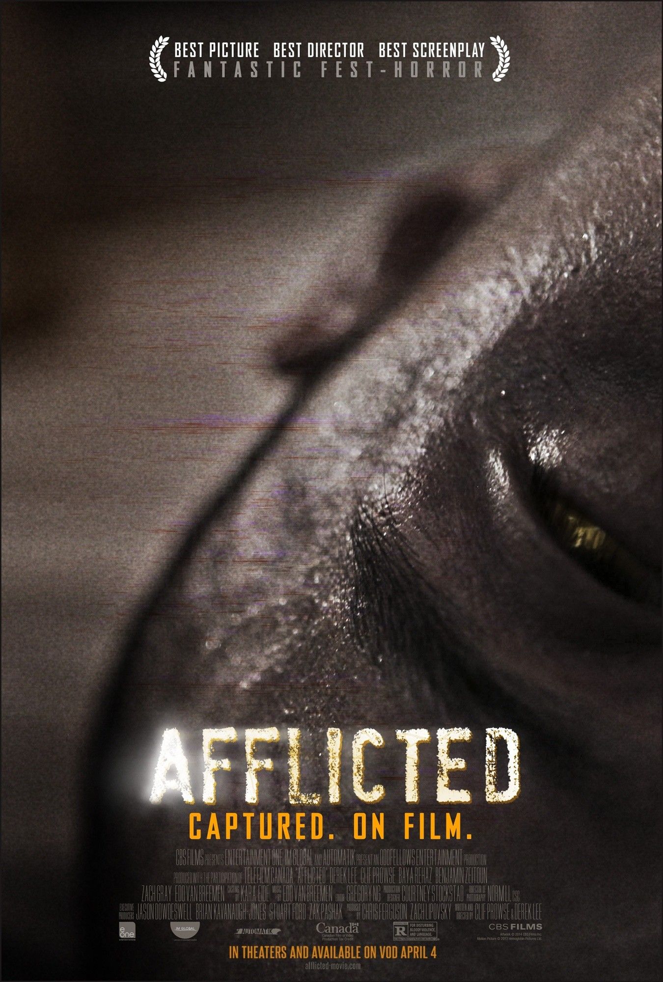 Poster of CBS Films' Afflicted (2014)