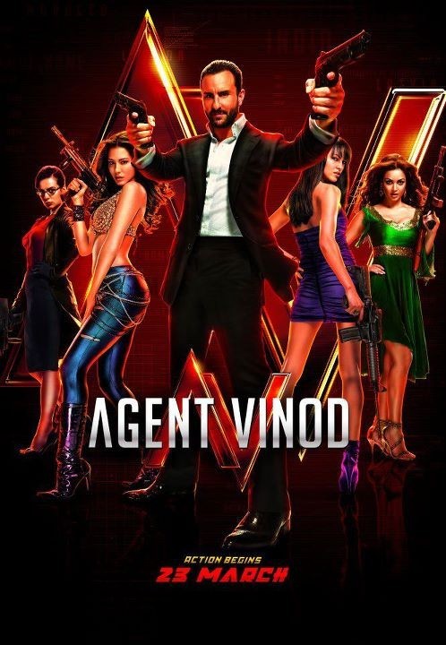 Poster of Eros International's Agent Vinod (2012)