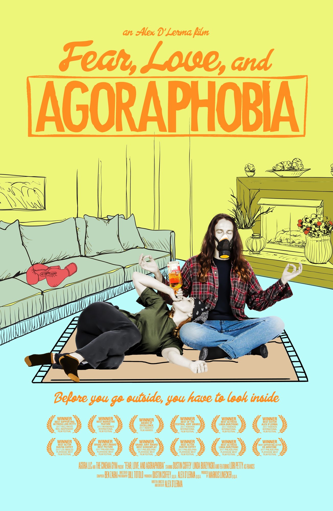 Poster of Leomark Studios' Fear, Love, and Agoraphobia (2018)