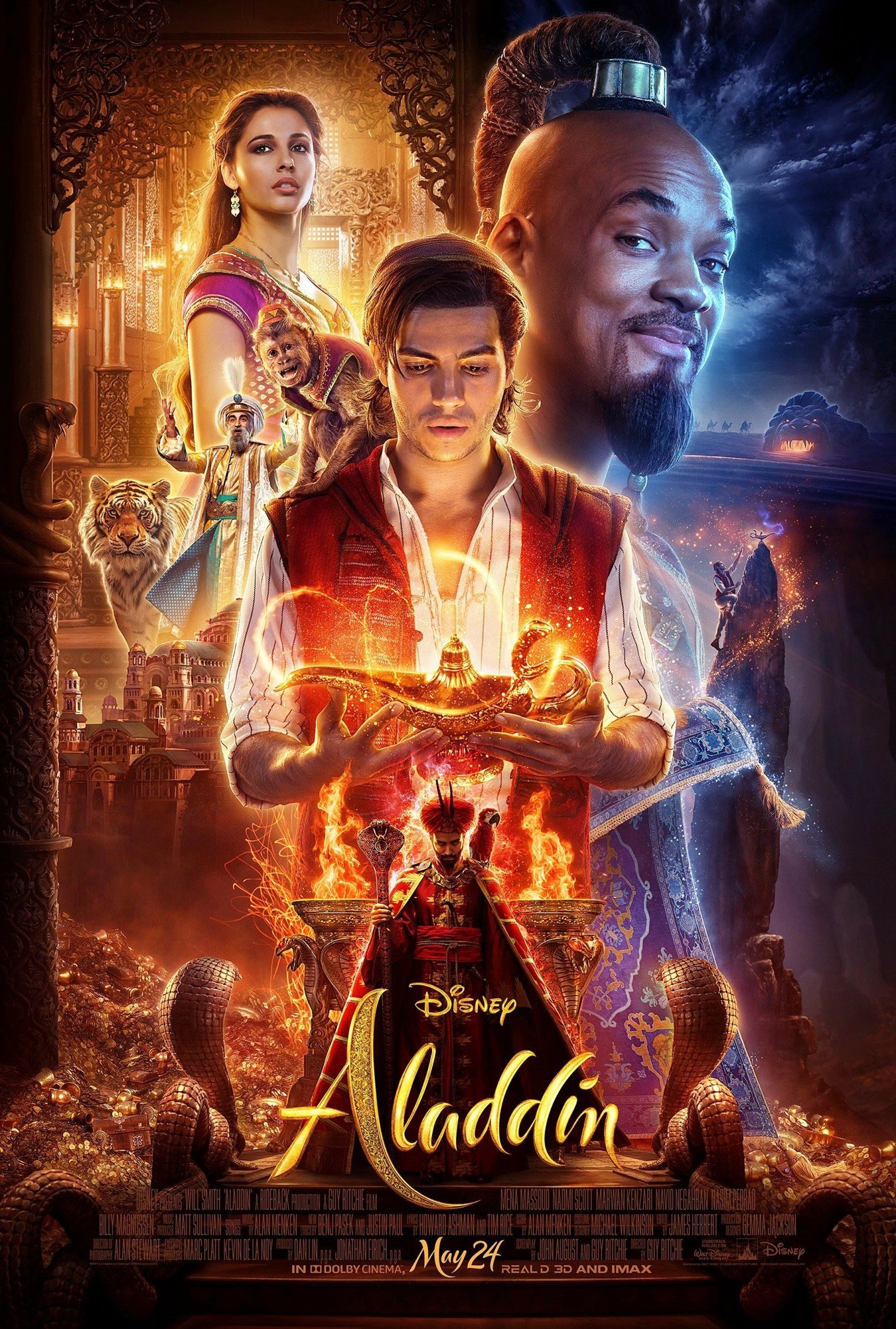 Poster of Walt Disney Pictures' Aladdin (2019)