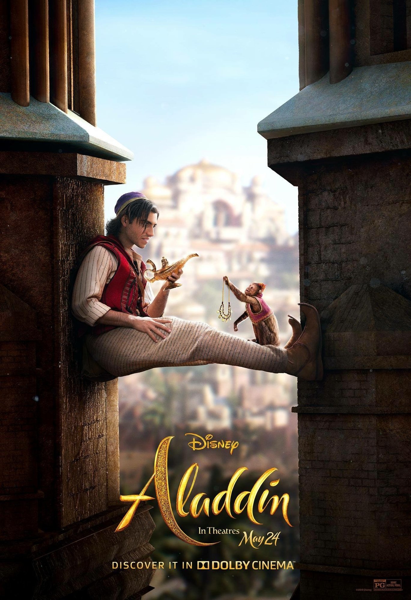 Poster of Walt Disney Pictures' Aladdin (2019)