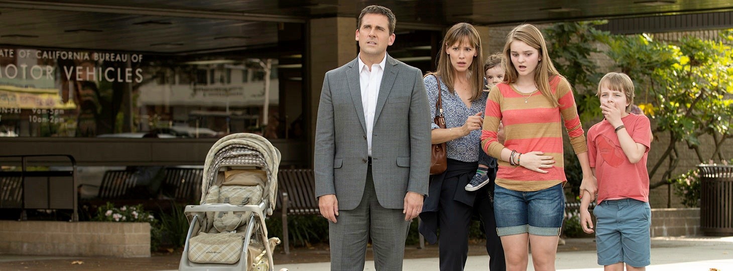 Steve Carell, Jennifer Garner, Kerris Dorsey and Ed Oxenbould in Walt Disney Pictures' Alexander and the Terrible, Horrible, No Good, Very Bad Day (2014)