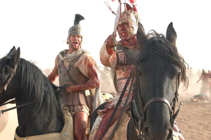 Colin Farrell and Elliot Cowan in Oliver Stone' Alexander (2004)