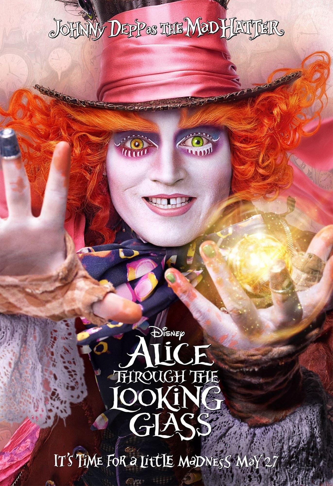 Poster of Walt Disney Pictures' Alice Through the Looking Glass (2016)