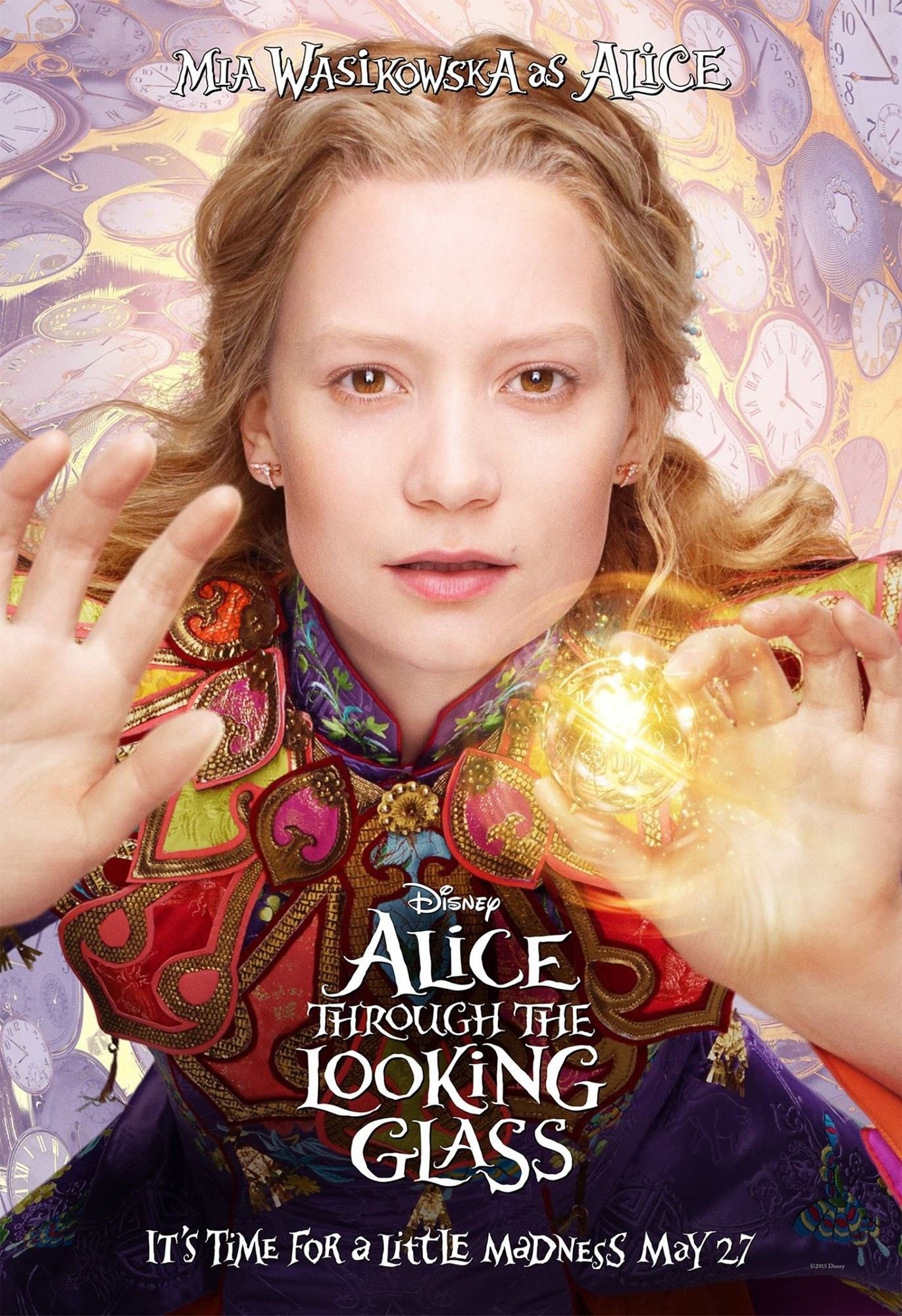 Poster of Walt Disney Pictures' Alice Through the Looking Glass (2016)