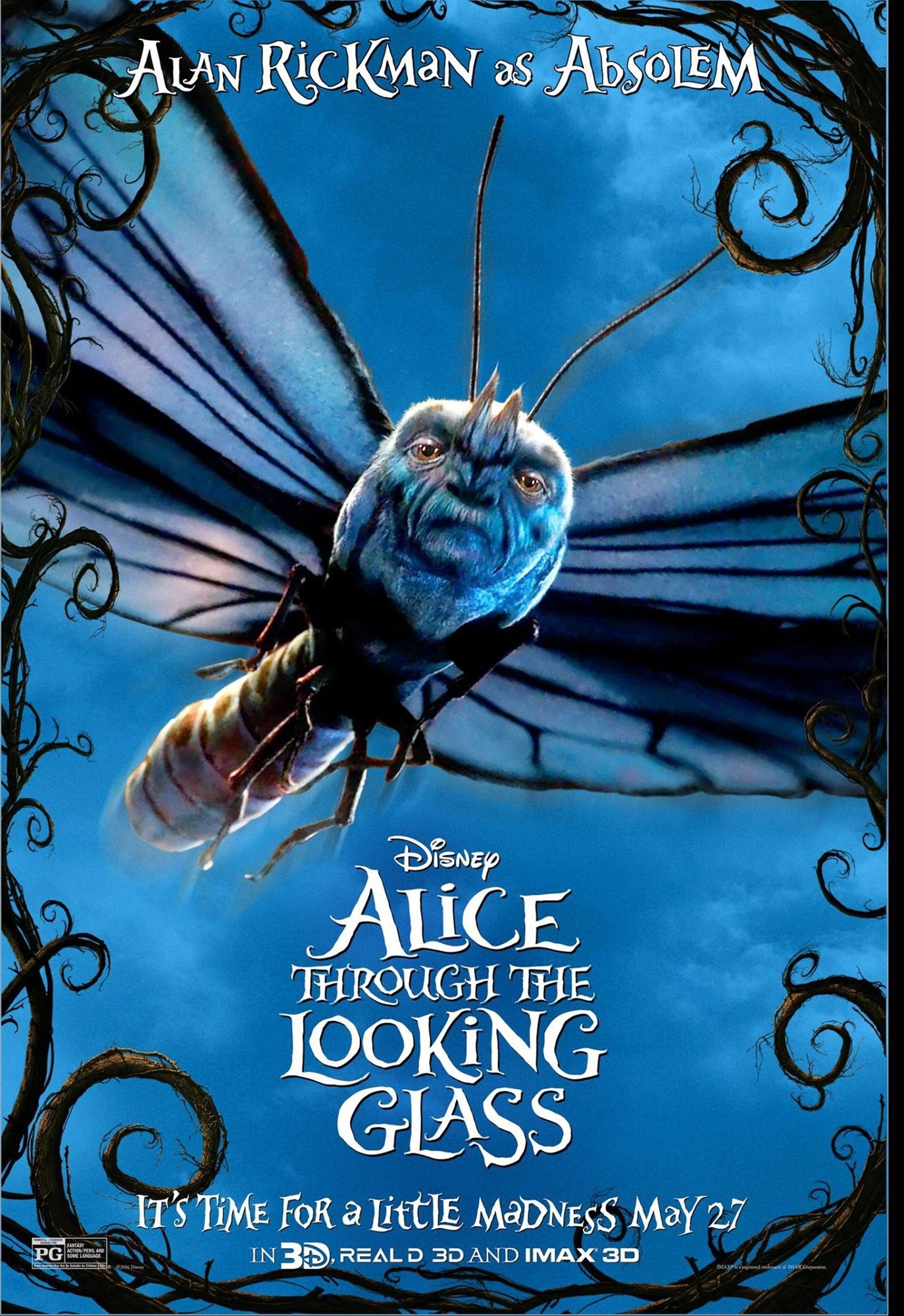 Poster of Walt Disney Pictures' Alice Through the Looking Glass (2016)