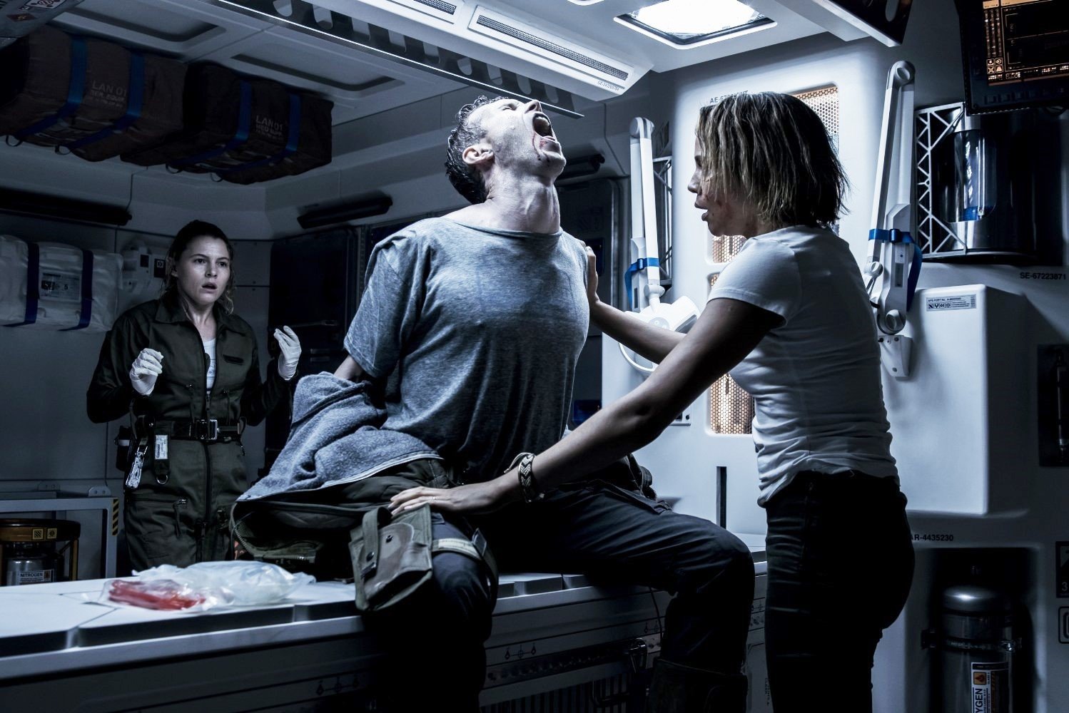 Amy Seimetz, Benjamin Rigby and Carmen Ejogo in 20th Century Fox's Alien: Covenant (2017)