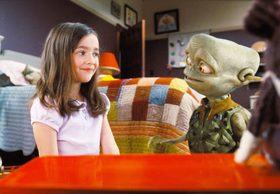 Ashley Boettcher stars as Hannah Pearson in The 20th Century Fox's Aliens in the Attic (2009)