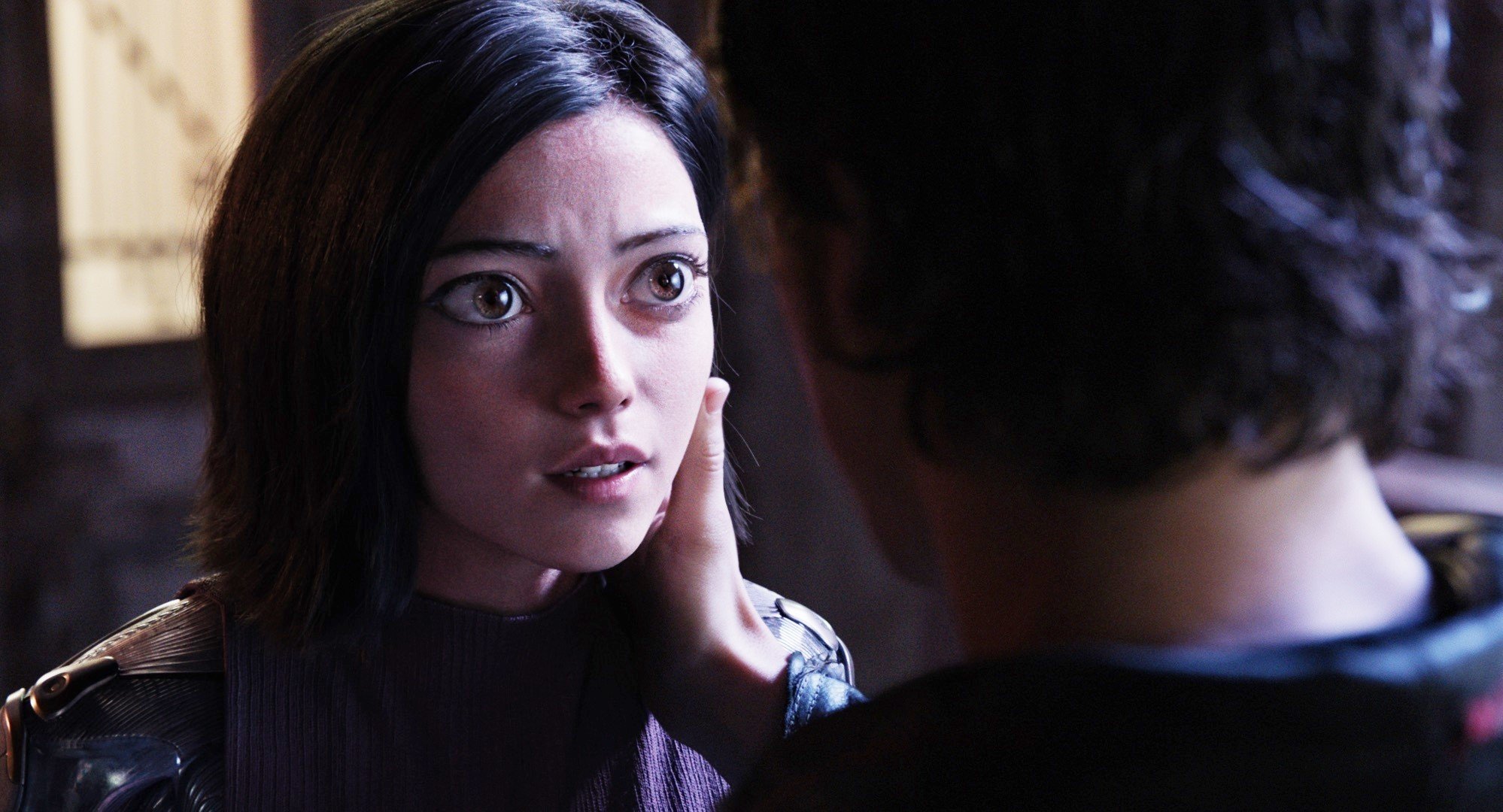 Rosa Salazar stars as Alita in 20th Century Fox's Alita: Battle Angel (2019)