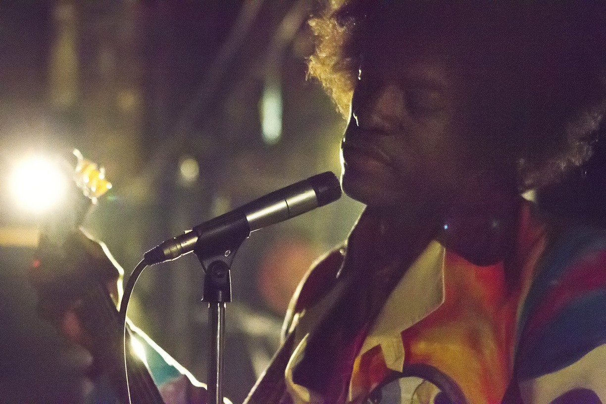 Andre Benjamin stars as Jimi Hendrix in XLrator Media's Jimi: All Is by My Side (2014)