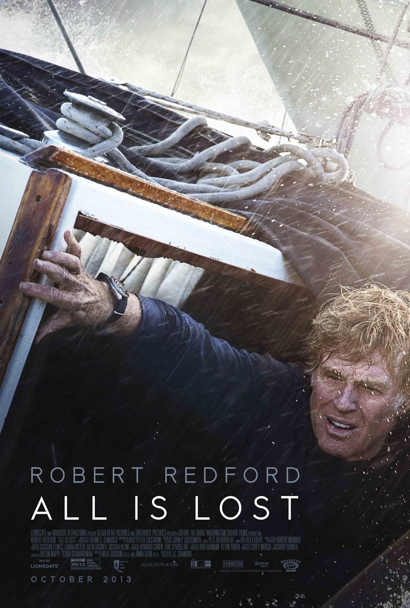 Poster of Roadside Attractions' All is Lost (2013)
