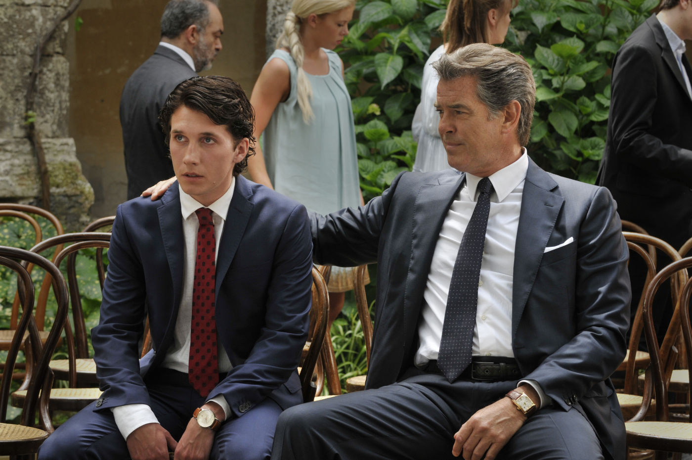 Sebastian Jessen stars as Patrick and Pierce Brosnan stars as Philip in Sony Pictures Classics' Love Is All You Need (2013)