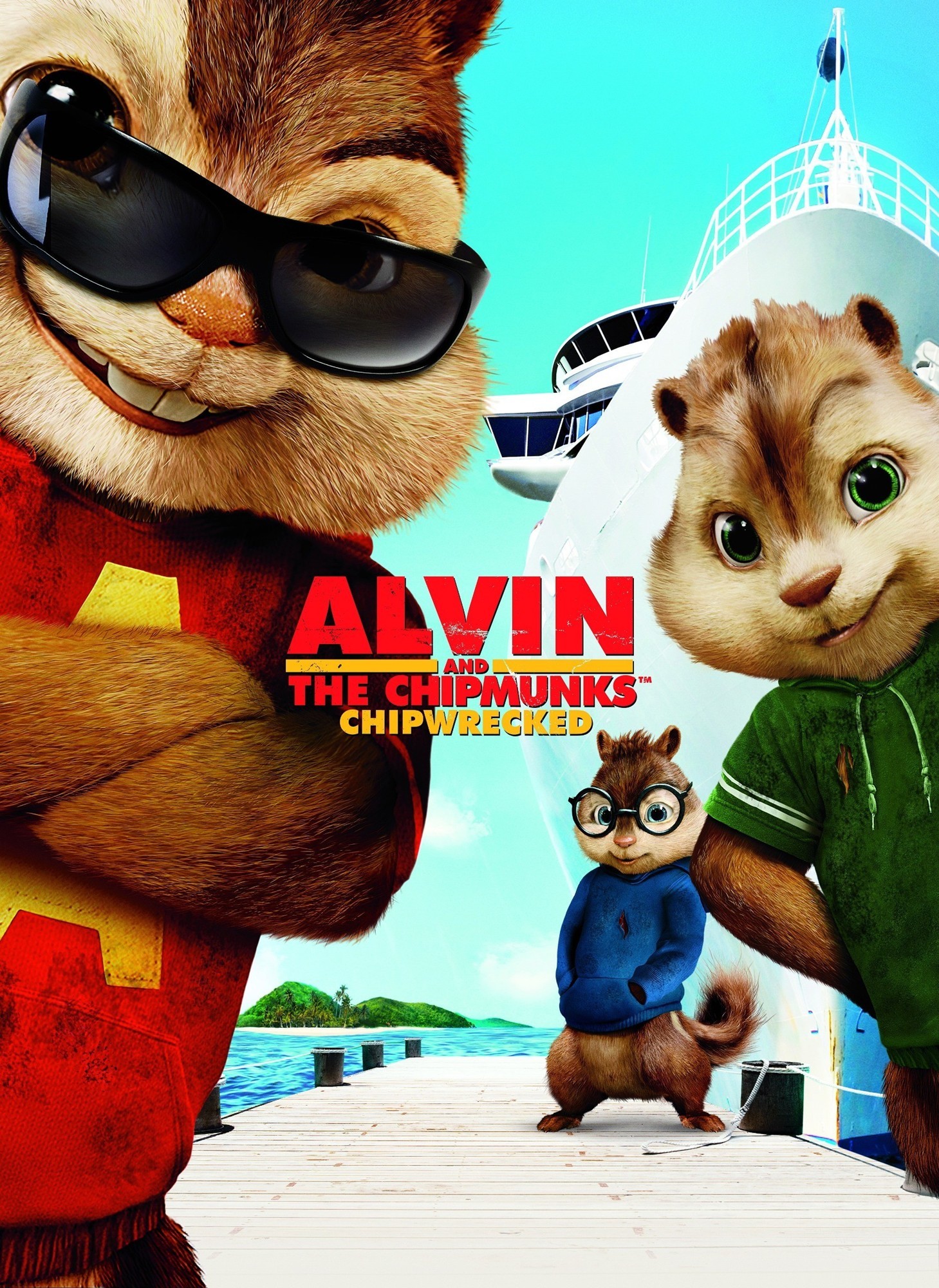 Poster of 20th Century Fox's Alvin and the Chipmunks: Chip-Wrecked (2011)