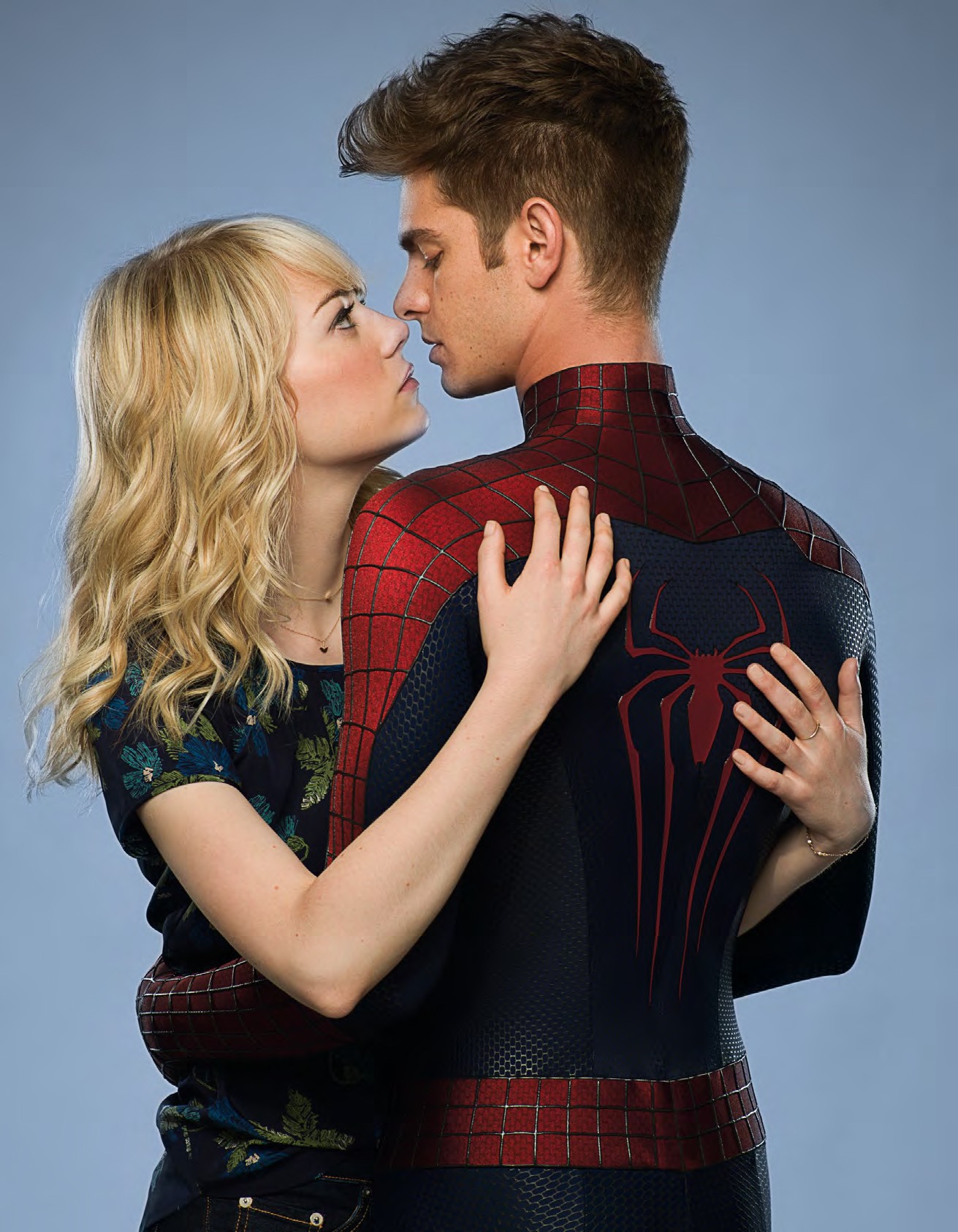 Emma Stone stars as Gwen Stacy and Andrew Garfield stars as Peter Parker/Spider-Man in Columbia Pictures' The Amazing Spider-Man 2 (2014)
