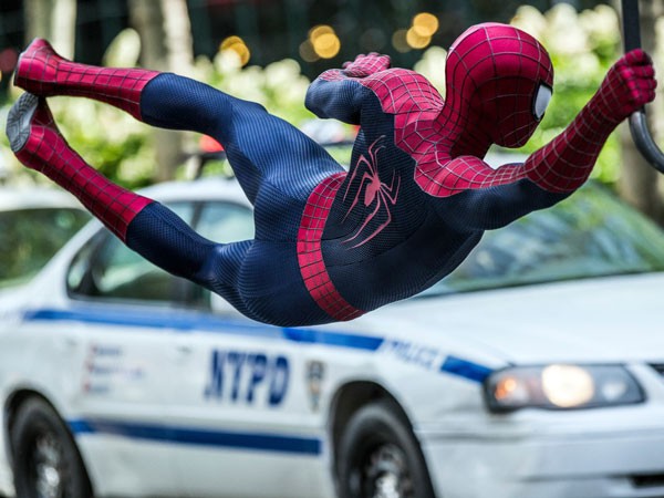 Spider-Man from Columbia Pictures' The Amazing Spider-Man 2 (2014). Photo credit by Niko Tavernise.