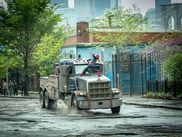 Spider-Man from Columbia Pictures' The Amazing Spider-Man 2 (2014). Photo credit by Niko Tavernise.