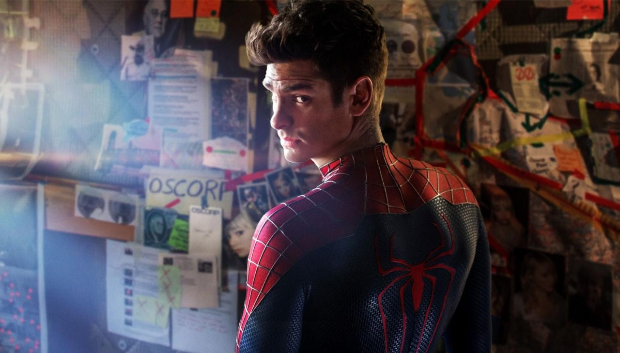 Andrew Garfield stars as Peter Parker/Spider-Man in Columbia Pictures' The Amazing Spider-Man 2 (2014)