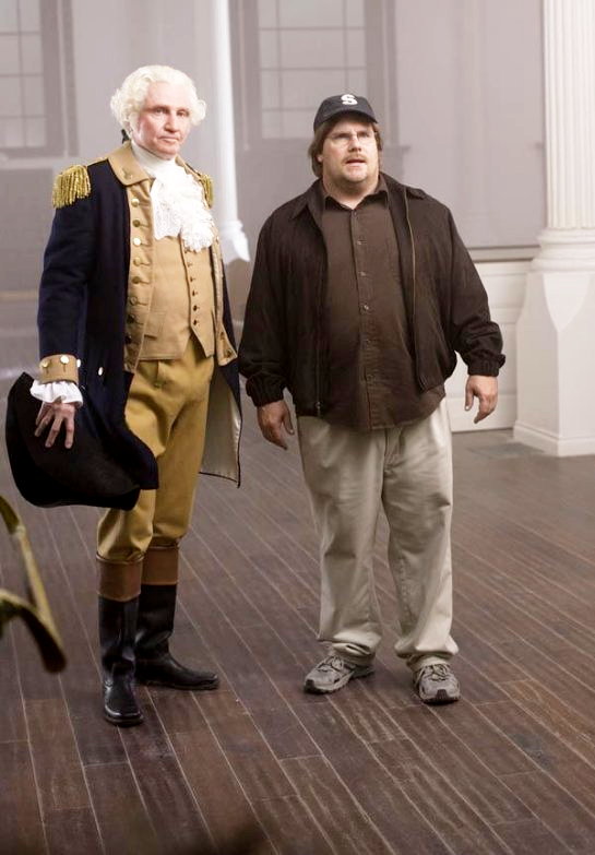 Jon Voight stars as George Washington and Kevin P. Farley stars as Michael Malone in Vivendi Entertainment's An American Carol (2008)