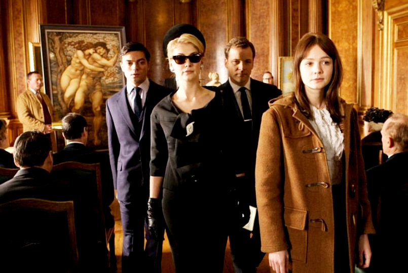 Dominic Cooper, Rosamund Pike, Peter Sarsgaard and Carey Mulligan in Sony Pictures Classics' An Education (2009)