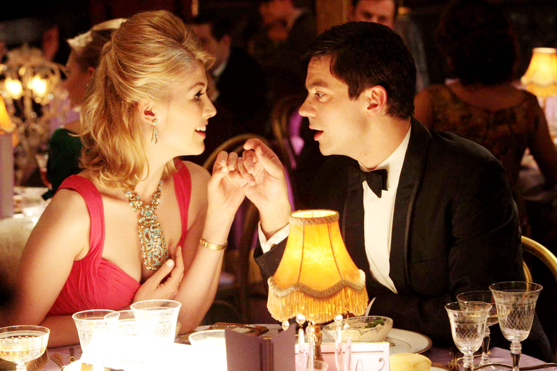 Rosamund Pike stars as Helen and Dominic Cooper stars as Danny in Sony Pictures Classics' An Education (2009). Photo credit by Kerry Brown.