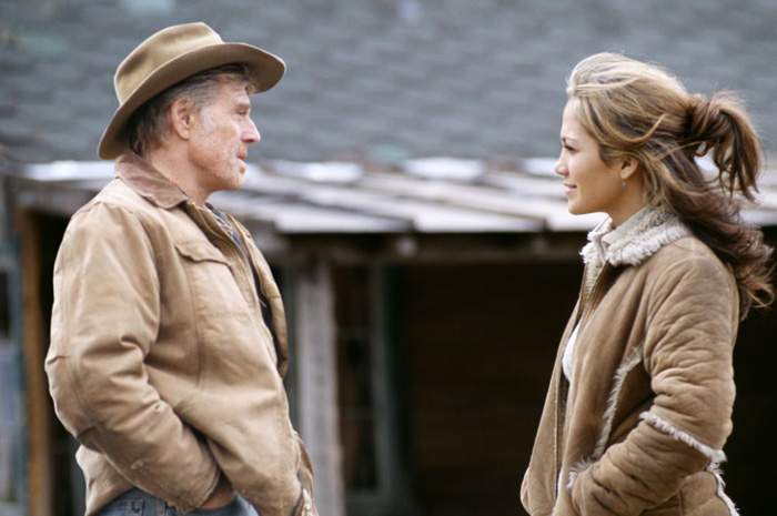 Robert Redford and Jennifer Lopez in Miramax Films' An Unfinished Life (2005)