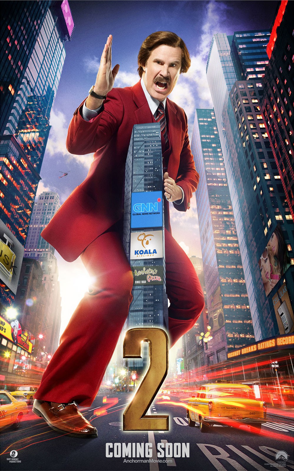 Poster of Paramount Pictures' Anchorman: The Legend Continues (2013)