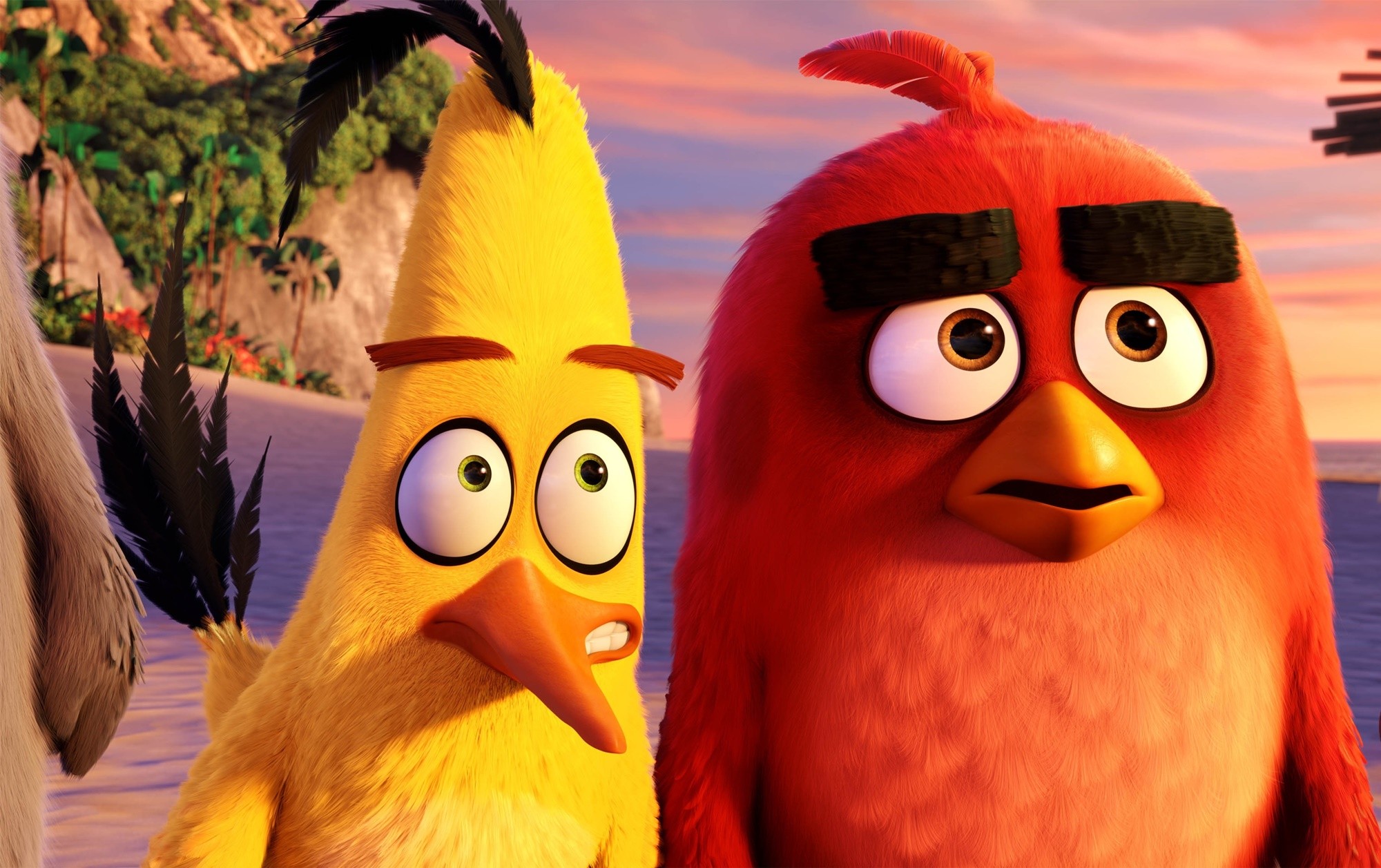 Chuck and Red from Columbia Pictures' Angry Birds (2016)