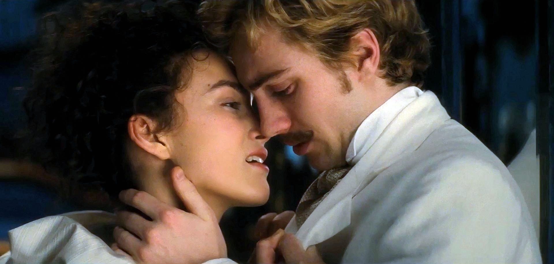 Keira Knightley stars as Anna Karenina and Aaron Johnson stars as Count Vronsky in Focus Features' Anna Karenina (2012)