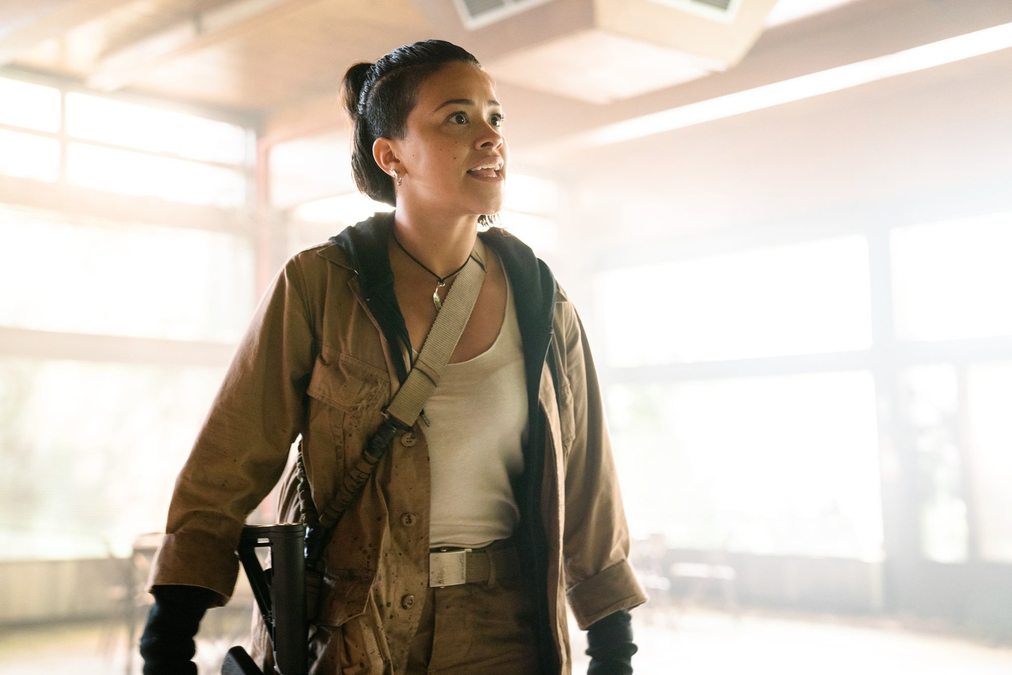 Gina Rodriguez stars as Anya Thorensen in Paramount Pictures' Annihilation (2018)