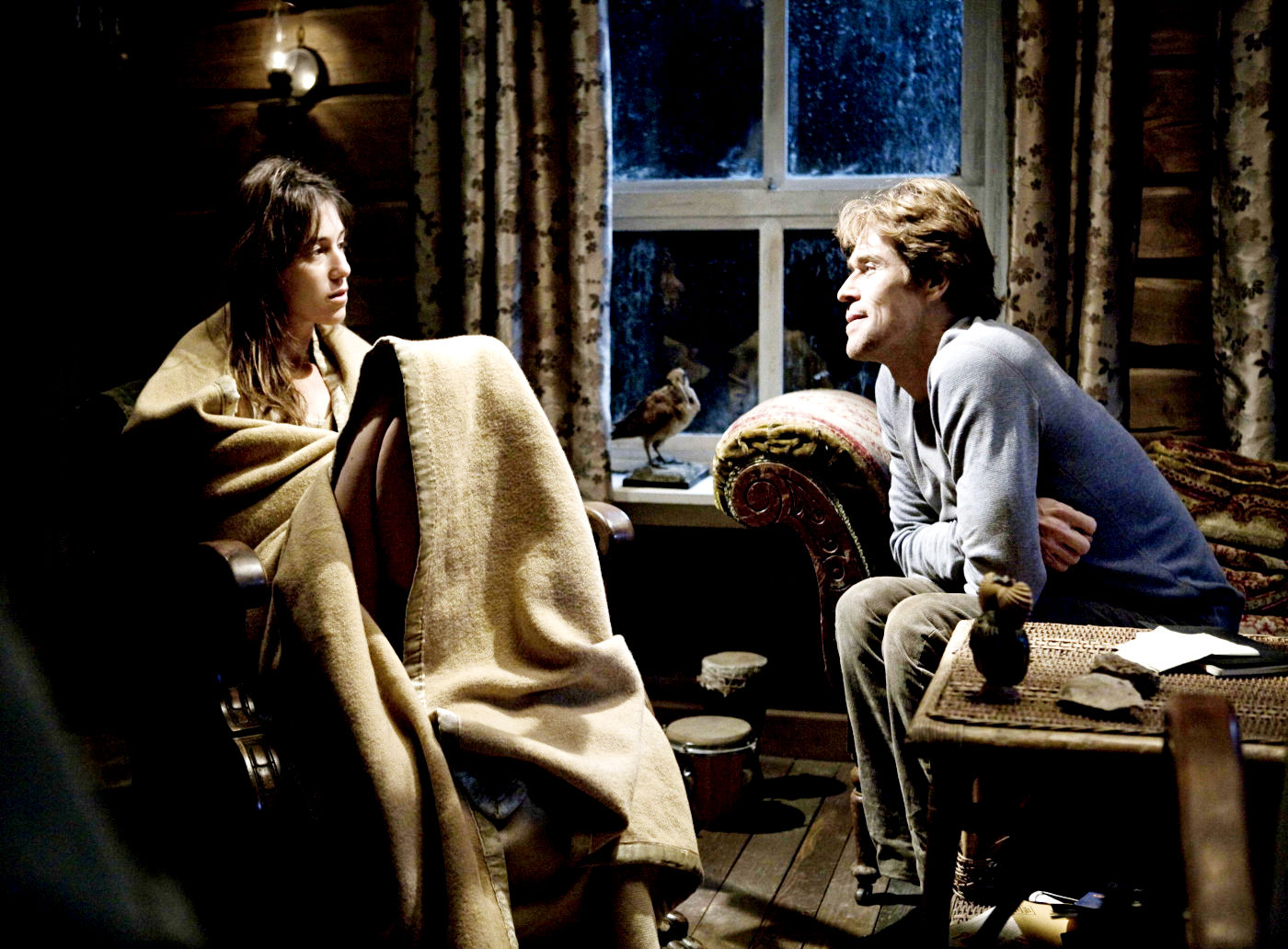 Charlotte Gainsbourg and Willem Dafoe in IFC Films' Antichrist (2009)