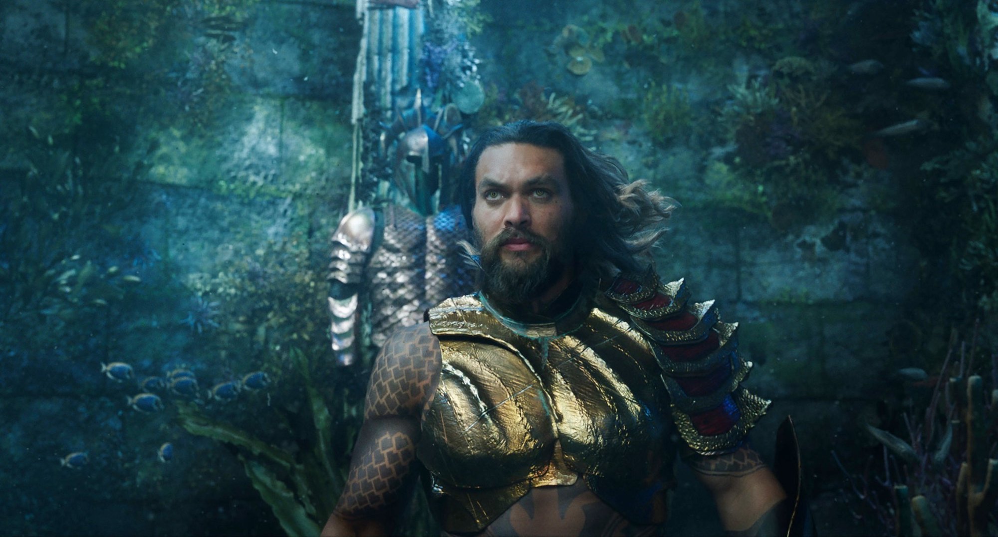 Jason Momoa stars as Arthur Curry/Aquaman in Warner Bros. Pictures' Aquaman (2018)