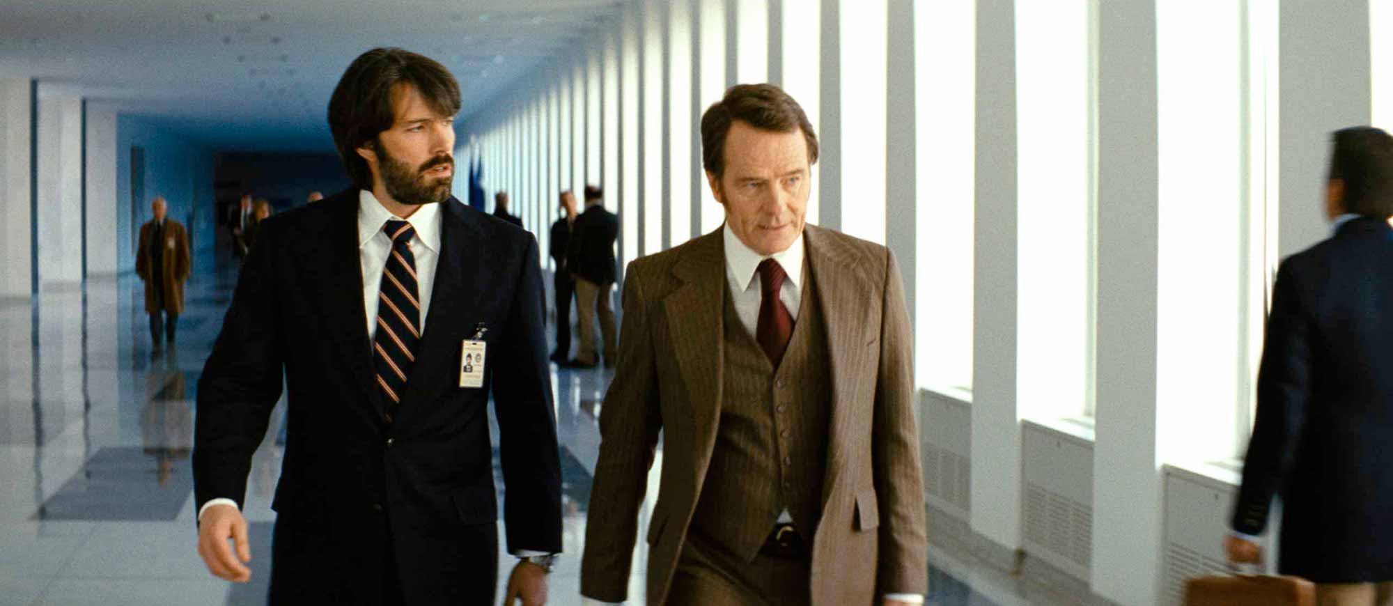 Ben Affleck stars as Tony Mendez and Bryan Cranston stars as Jack O'Donnell in Warner Bros. Pictures' Argo (2012)