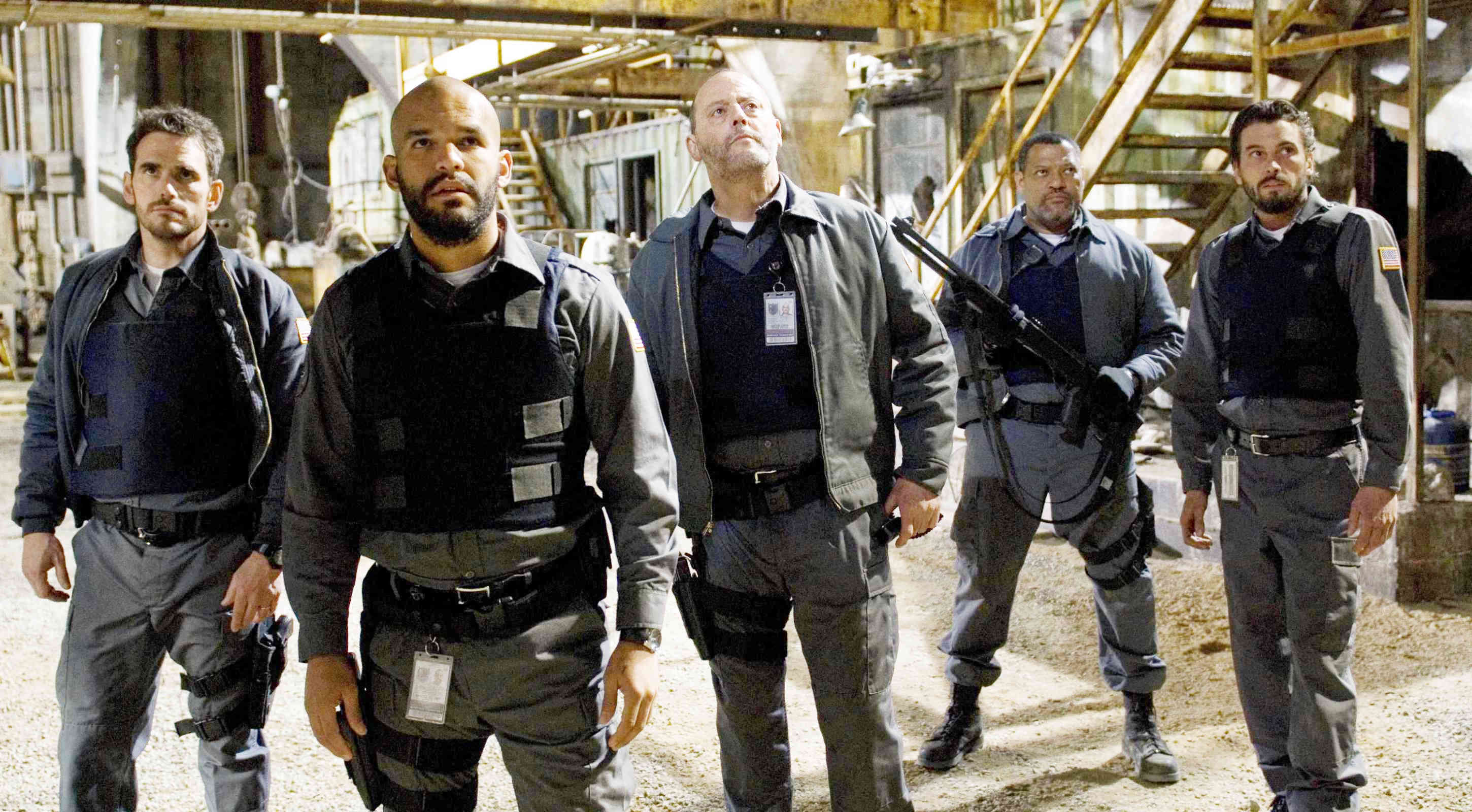 Matt Dillon, Amaury Nolasco, Jean Reno, Laurence Fishburne and Skeet Ulrich in Screen Gems' Armored (2009)