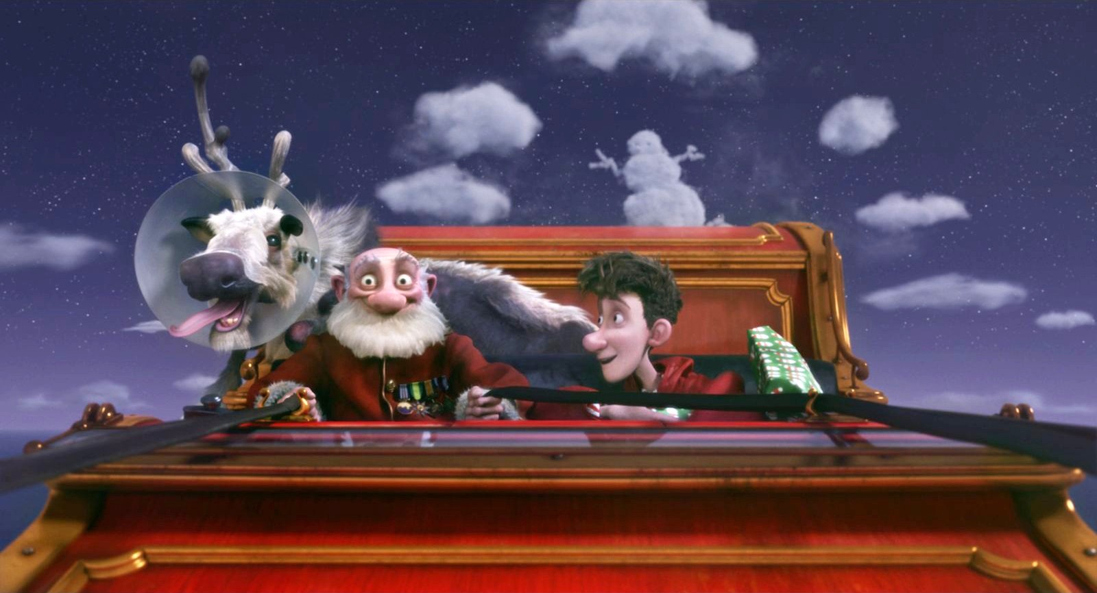 A scene from Sony Pictures' Arthur Christmas (2011)