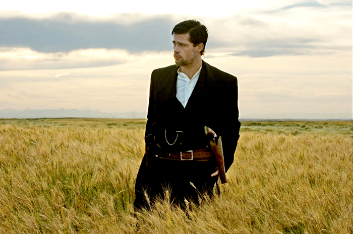 Brad Pitt as Jesse James in "The Assassination of Jesse James by the Coward Robert Ford" (2006)