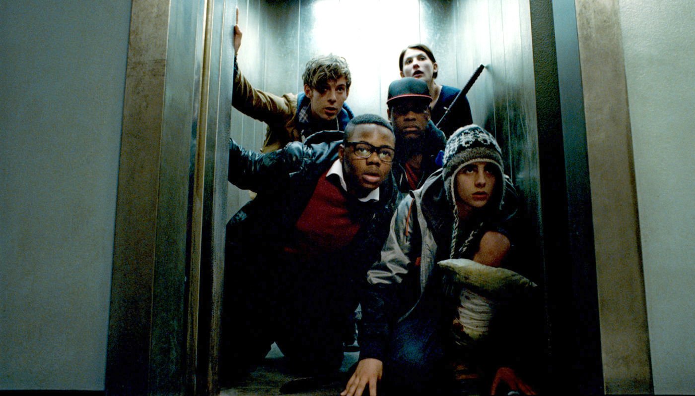 Luke Treadaway, Leeon Jones, John Boyega and Flaminia Cinque in Screen Gems' Attack the Block (2011)