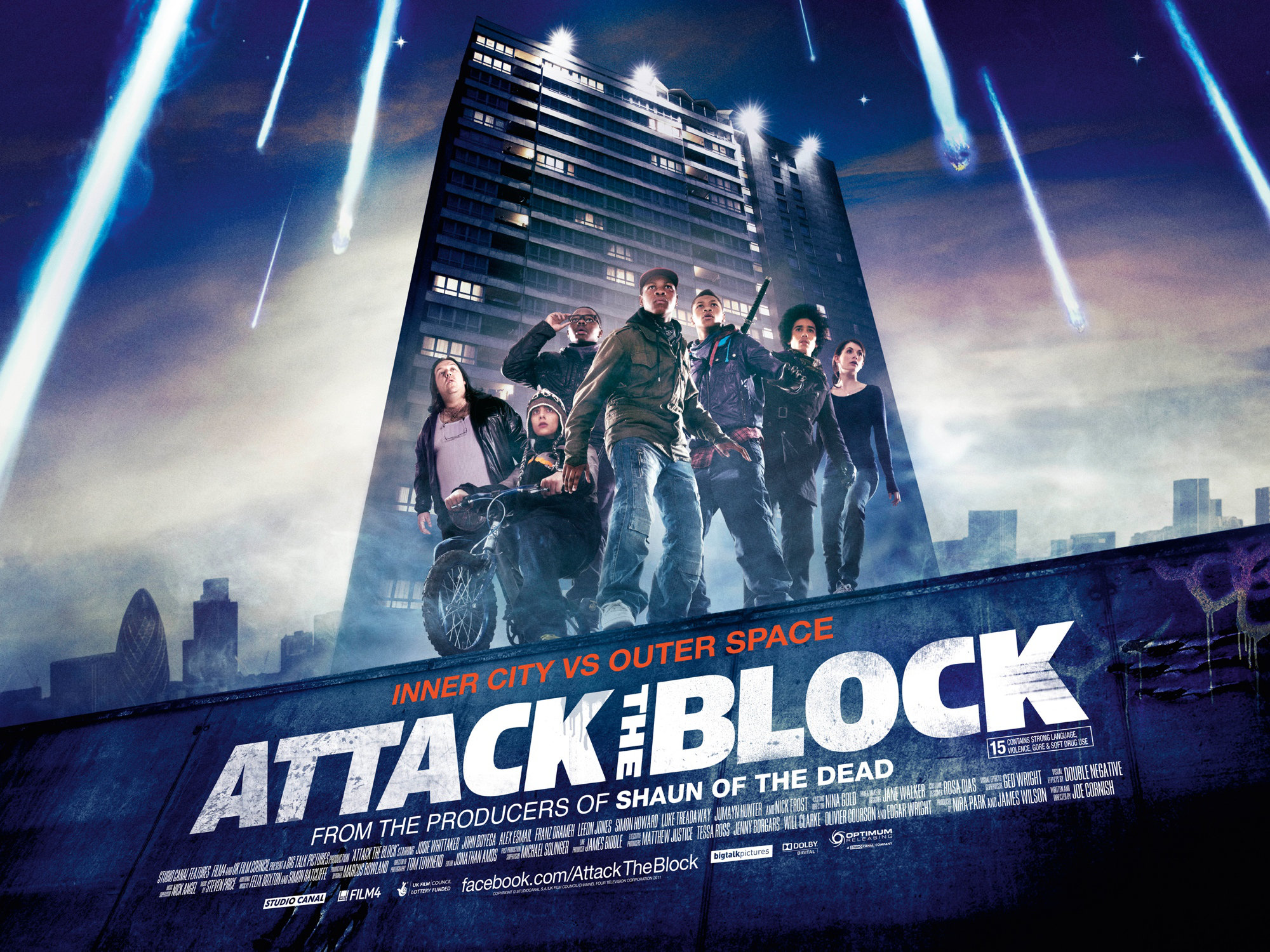 Poster of Screen Gems' Attack the Block (2011)