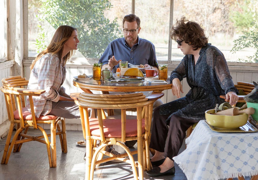 Julia Roberts, Ewan McGregor and Meryl Streep in The Weinstein Company's August: Osage County (2013)
