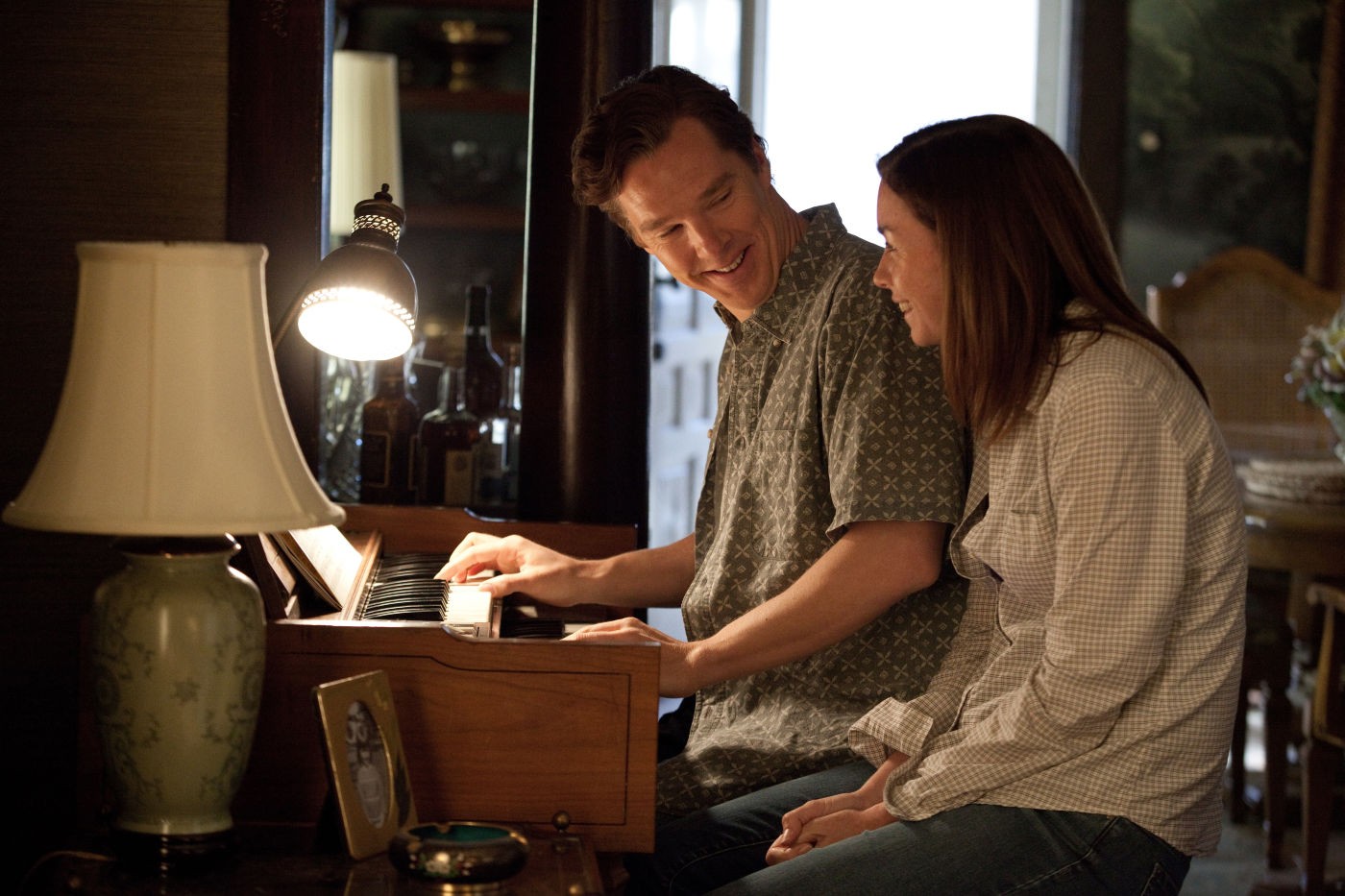 Benedict Cumberbatch stars as Little Charles Aiken and Julianne Nicholson stars as Ivy Weston in The Weinstein Company's August: Osage County (2013)