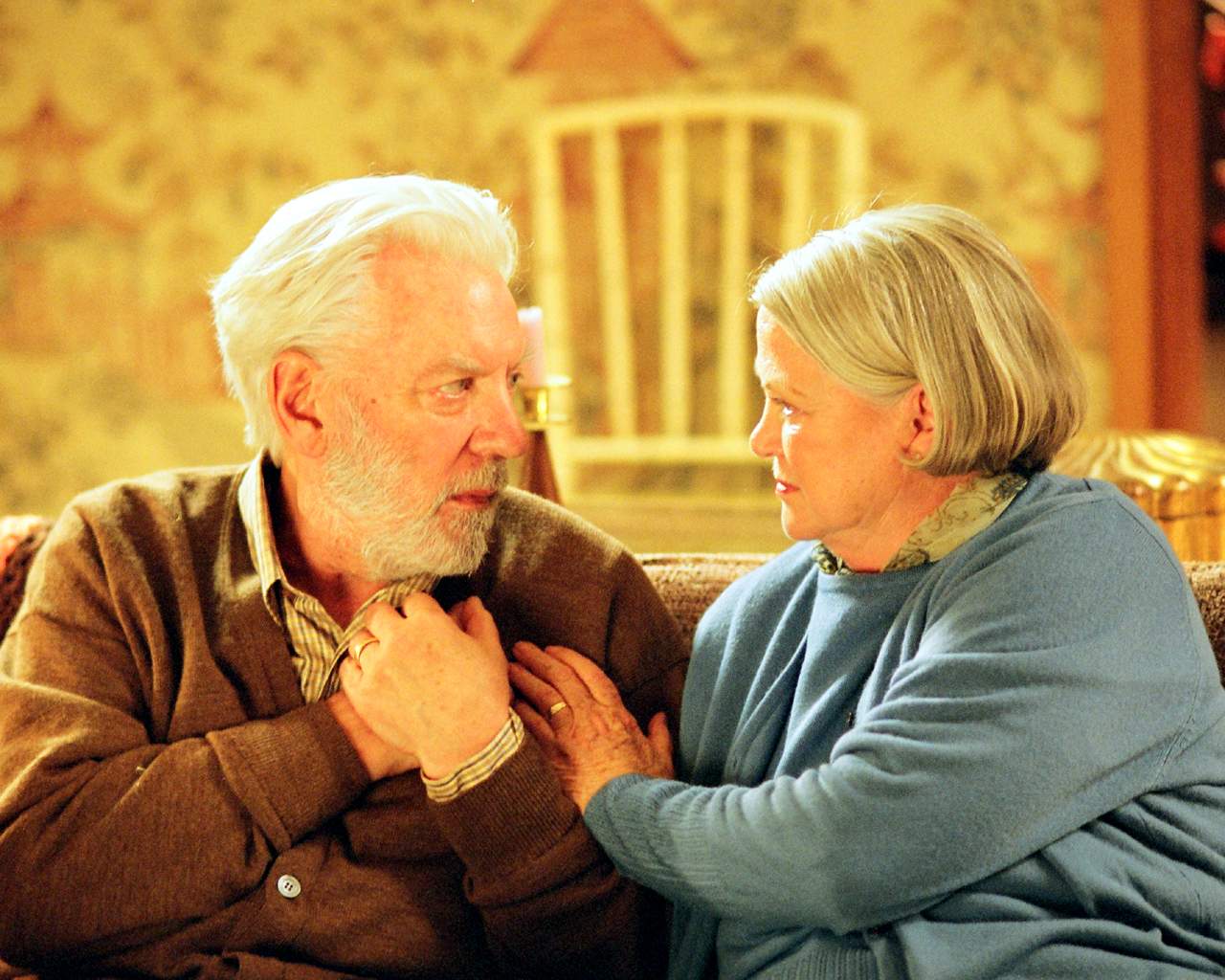 Donald Sutherland as Ronald Shorter and Louise Fletcher as Ruth Shorter in Regent Releasing' Aurora Borealis (2005)