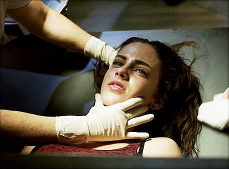 Jessica Lowndes stars as Emily in Seven Arts Pictures' Autopsy (2009)