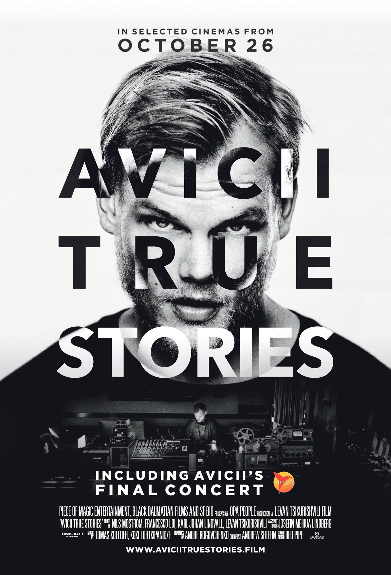 Poster of Piece of Magic Entertainment's Avicii: True Stories (2017)