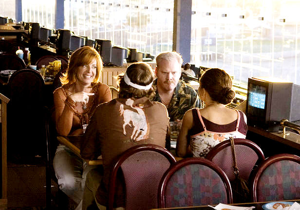 Allison Janney stars as Lily and Jim Gaffigan stars as Lowell in Focus Features' Away We Go (2009). Photo credit by Teresa Isasi.