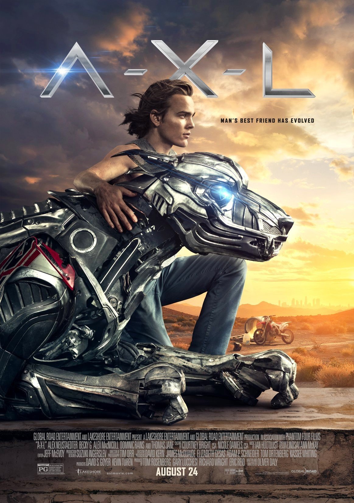 Poster of Global Road Entertainment's A.X.L. (2018)