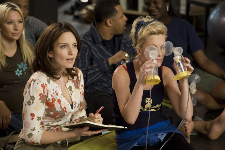 Tina Fey as Kate and Amy Poehler as Angie in Universal Pictures' Baby Mama (2008)