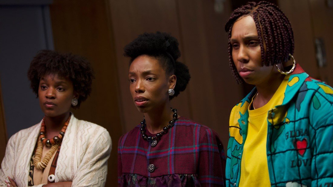Elle Lorraine and Lena Waithe in Sight Unseen Pictures' Bad Hair (2020)