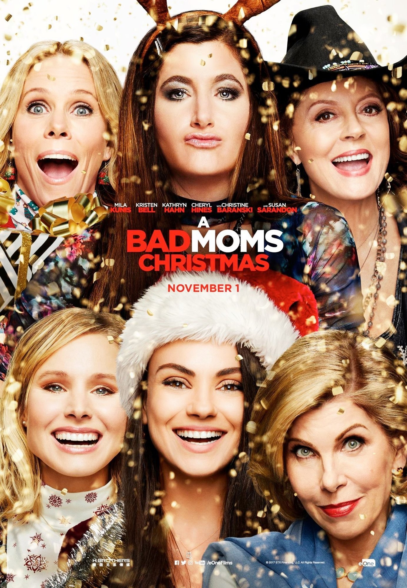 Poster of STX Entertainment's A Bad Moms Christmas (2017)